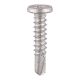 Pancake Head Screw PH2 - Silver Organic 500 PCS