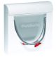 Staywell Magnetic 4 Way Locking Classic Catflap- White
