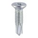 Self Drilling Facet Head Zinc (1000pcs) - Window Fabrication Screws
