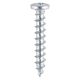 UPVC Friction Stay Shallow Pan Screws Zinc (1000pcs) - with Serrations
