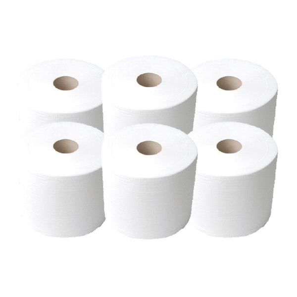 Van Size Paper Roll 175mm x 150m x 6 Twin Ply White WCF1915