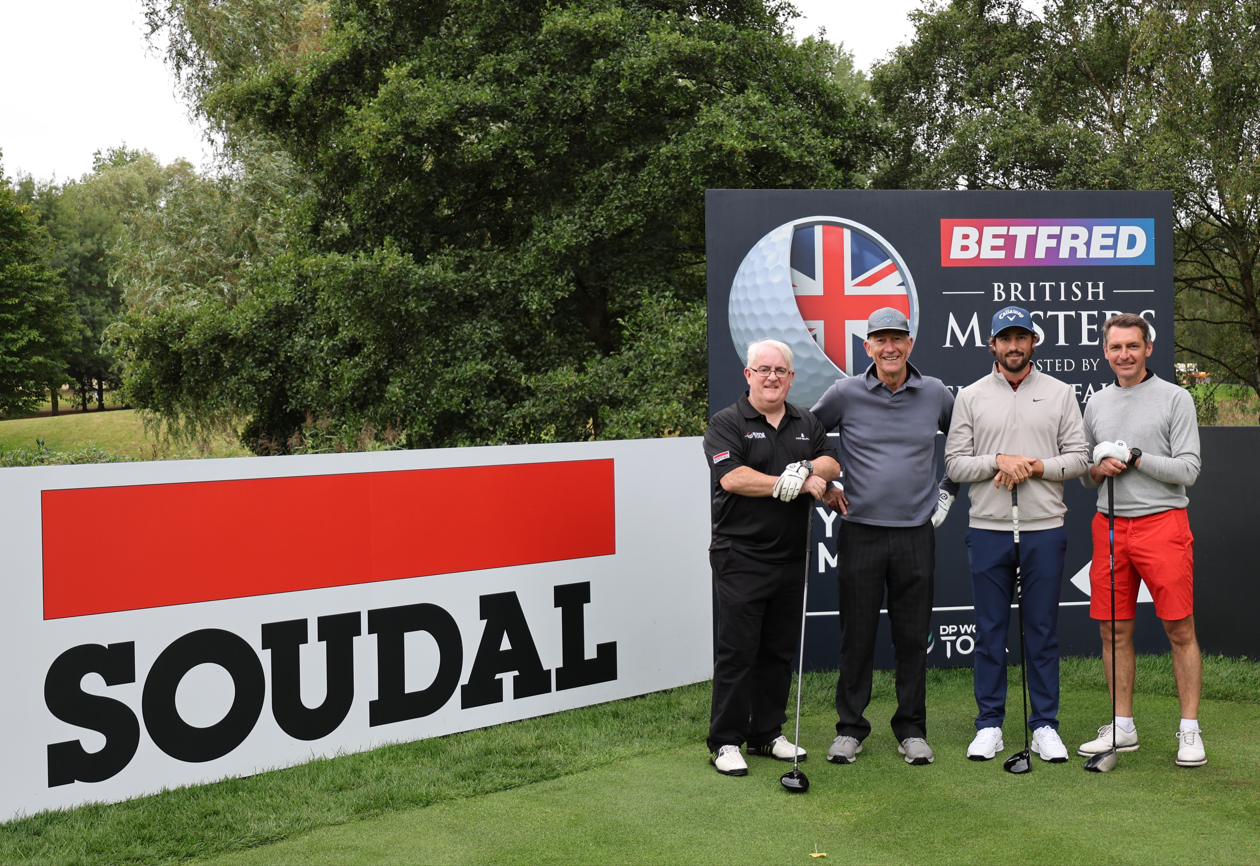 Nick Wooff at the British Masters Tournament
