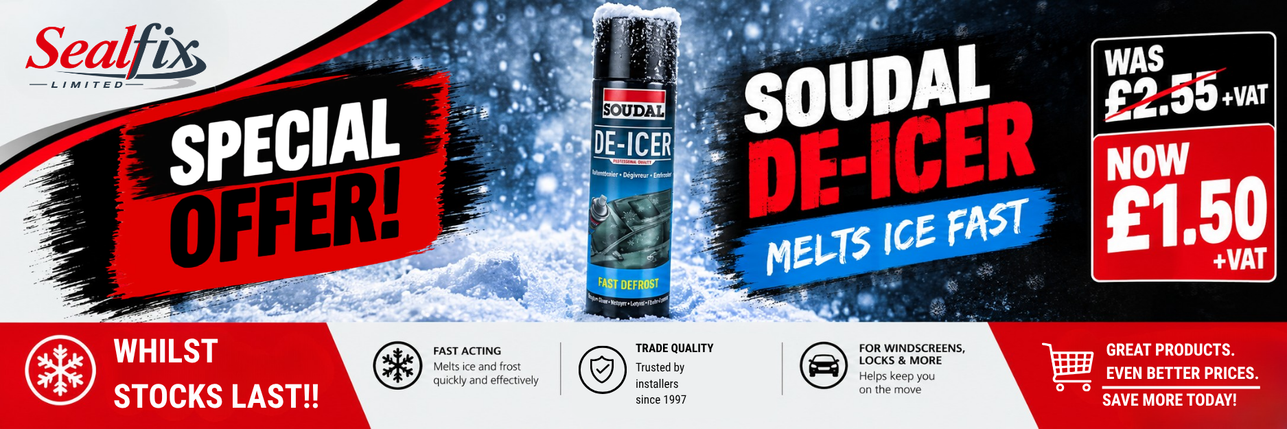 October 2026 De-Icer Special Offer